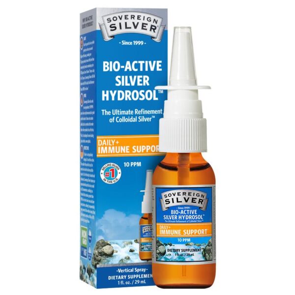 Sovereign Silver Travel Size Vertical Nasal Spray