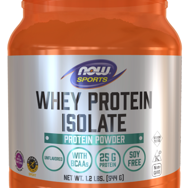 Whey Protein Isolate, Unflavored Powder - 1.2 lb.